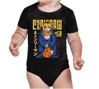the Fan Tee Body de Bebe Dibujos Animados Chainsaw Man Anime Gore Denji, Sangre, Dientes de Acero, Pochita, Makima, AKI Hayakawa 007 9 Meses