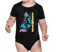 the Fan Tee Body de Bebe Dibujos Animados Jojo’s Bizarre Poses, Ora,MUDA, Adventure Joestar, Los Stands 074 3 Meses