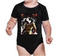 the Fan Tee Body de Bebe Dibujos Animados One Punch Divertido, Legendario, Héroe, Manga Sitama Comic 009 9 Meses