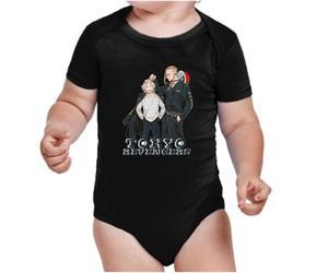 the Fan Tee Body de Bebe Dibujos Animados Tokio Anime japonés - Banda Callejera y Líder del Rubio, Mikey, Gang 014 3 Meses