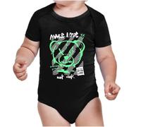 the Fan Tee Body de Bebe Divertidas Divertidas diversión,Humor y Estilo Oso Reveldia con Amor 415 18 Meses