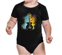 the Fan Tee Body de Bebe Musica Rock Rockeando en Tela Punk, Alternativo, Guitarra Eléctrica, La Batería, El Bajo, Metal 021 3 Meses