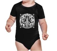 the Fan Tee Body de Bebe Peliculas SW SW Star Galaxia Guerra Wars Vader Dark Solo Fuerza 630 12 Meses