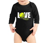 the Fan Tee Body Manga Larga de Bebe Deportes Tennis Regalo Divertido Tenista, Padelista, Deportistas, Pádel 003 6 Meses