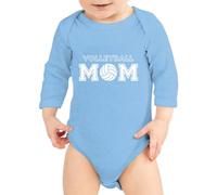 the Fan Tee Body Manga Larga de Bebe Deportes Volleyball Divertido Juego, Red, Deporte, volibolista, Balón, Remate, voleibolista 031 3 Meses