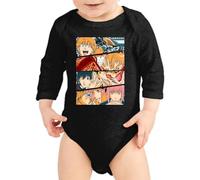 the Fan Tee Body Manga Larga de Bebe Dibujos Animados Chainsaw Man Anime Gore Denji, Sangre, Dientes de Acero, Pochita, Makima, AKI Hayakawa 006 3 Meses