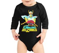 the Fan Tee Body Manga Larga de Bebe Dibujos Animados Zodiaco Caballeros de Atenea 157 6 Meses