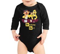 the Fan Tee Body Manga Larga de Bebe Divertidas Divertidas diversión,Humor y Estilo Ernie & Bert 422 9 Meses