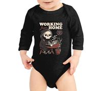 the Fan Tee Body Manga Larga de Bebe Divertidas Divertidas diversión,Humor y Estilo Trabajando en casa 406 9 Meses