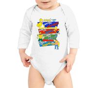 the Fan Tee Body Manga Larga de Bebe Fechas Especiales Dia del Padre Eres Nuestro Ejemplo Papá, Nuestro superhéroe sin Capa 044 18 Meses