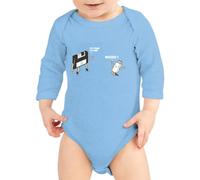 the Fan Tee Body Manga Larga de Bebe Tecnologia Informatica Tecnología, Teclado, Ratón, Escáner, Cámara Web, Software. 003 3 Meses