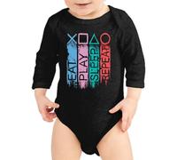 the Fan Tee Body Manga Larga de Bebe Videojuegos Gamer Modo Gamer Activado 121 9 Meses