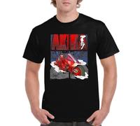 the Fan Tee Camiseta de Adulto de Hombre Dibujos Animados Akira Animación Japonesa, Poderes Mentales, Rebelión Juvenil 001 3XL