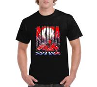 the Fan Tee Camiseta de Adulto de Hombre Dibujos Animados Akira Animación Japonesa, Poderes Mentales, Rebelión Juvenil 005 M