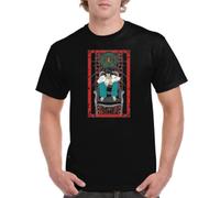 the Fan Tee Camiseta de Adulto de Hombre Dibujos Animados Death Note Juego psicológico,Poder del Cuaderno, la Justicia y la Mente Estratégica 004 M