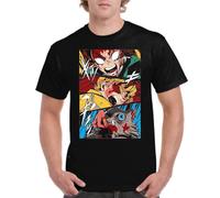 the Fan Tee Camiseta de Adulto de Hombre Dibujos Animados Demon Cazadores de Demonios, técnicas de respiración, Silencio del Agua, Danza del Dios del Fuego 023 XXL