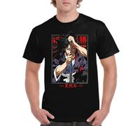 the Fan Tee Camiseta de Adulto de Hombre Dibujos Animados Demon Cazadores de Demonios, técnicas de respiración, Silencio del Agua, Danza del Dios del Fuego 028 5XL