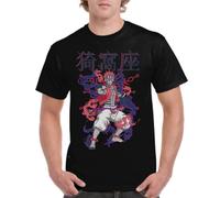 the Fan Tee Camiseta de Adulto de Hombre Dibujos Animados Demon Cazadores de Demonios, técnicas de respiración, Silencio del Agua, Danza del Dios del Fuego 006 5XL