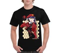 the Fan Tee Camiseta de Adulto de Hombre Dibujos Animados Evangelion Ángeles del Acero, Proyecto Génesis, Robot Mecha, Futuro, Tokio 004 3XL