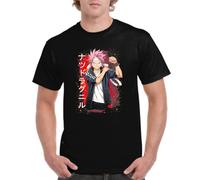 the Fan Tee Camiseta de Adulto de Hombre Dibujos Animados Fairy Mago Cazador De Dragones, Aventurero, Anime, Accion, Manga 001 S