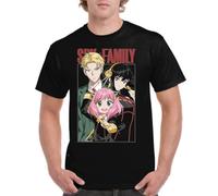 the Fan Tee Camiseta de Adulto de Hombre Dibujos Animados Family El Espía Legendario, La Esposa, La Hija Telépata, El Perro Bond 003 M