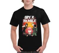 the Fan Tee Camiseta de Adulto de Hombre Dibujos Animados Family El Espía Legendario, La Esposa, La Hija Telépata, El Perro Bond 009 L