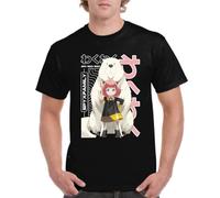 the Fan Tee Camiseta de Adulto de Hombre Dibujos Animados Family El Espía Legendario, La Esposa, La Hija Telépata, El Perro Bond 015 S