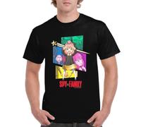 the Fan Tee Camiseta de Adulto de Hombre Dibujos Animados Family El Espía Legendario, La Esposa, La Hija Telépata, El Perro Bond 010 L