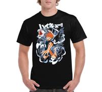 the Fan Tee Camiseta de Adulto de Hombre Dibujos Animados Haikyu Divertido El Pequeño Gigante, Tobio, Karasuno, Voleibol 003 XXL