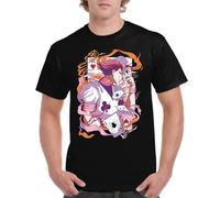 the Fan Tee Camiseta de Adulto de Hombre Dibujos Animados Hunter Explorar, Criaturas Raras, Tesoros, GON Free 002 L