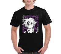 the Fan Tee Camiseta de Adulto de Hombre Dibujos Animados Pecados Capitales La Avaricia,Rey de Las Hadas,Gigante El Orgullo, Misterioso y Emocionalmente,Hechicera 006 3XL