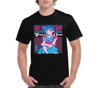 the Fan Tee Camiseta de Adulto de Hombre Dibujos Animados Sailor Moon El Poder de La Luna, Jupter, Marte, Venus,Retro 003 XXL