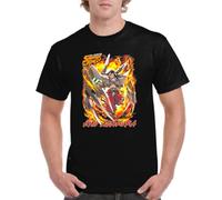 the Fan Tee Camiseta de Adulto de Hombre Dibujos Animados Shaman Chamanes King, Espíritus, Torneo, Rey Chamán 001 XL
