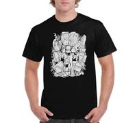 the Fan Tee Camiseta de Adulto de Hombre Dibujos Animados Shippuden Ninja 049 XXL