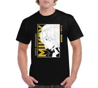 the Fan Tee Camiseta de Adulto de Hombre Dibujos Animados Tokio Anime japonés - Banda Callejera y Líder del Rubio, Mikey, Gang 011 M