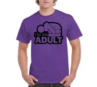 the Fan Tee Camiseta de Adulto de Hombre Divertidas Divertidas diversión,Humor y Estilo Soy Un Adulto 436 S