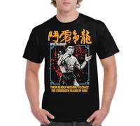 the Fan Tee Camiseta de Adulto de Hombre Peliculas Bruce Kung Fu, Wing Chun, Artes Marciales, Lee, Leyenda 001 3XL