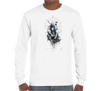 the Fan Tee Camiseta de Adulto de Manga Larga de Hombre Comic Avengers Unidos para Salvar Ojo de halcon 047 XL