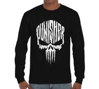 the Fan Tee Camiseta de Adulto de Manga Larga de Hombre Comic Castigador Justicia Implacable 014 M