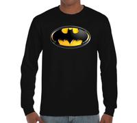 the Fan Tee Camiseta de Adulto de Manga Larga de Hombre Comic Murcielago El Caballero Oscuro 111 L