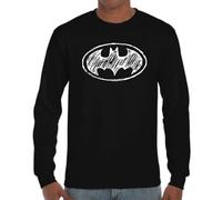 the Fan Tee Camiseta de Adulto de Manga Larga de Hombre Comic Murcielago El Caballero Oscuro 116 3XL