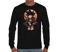 the Fan Tee Camiseta de Adulto de Manga Larga de Hombre Dibujos Animados Dragon Bola Ball Anime Manga 707 XL