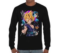 the Fan Tee Camiseta de Adulto de Manga Larga de Hombre Dibujos Animados Dragon Bola Ball Anime Manga 799 L