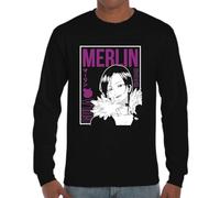 the Fan Tee Camiseta de Adulto de Manga Larga de Hombre Dibujos Animados Pecados Capitales La Avaricia,Rey de Las Hadas,Gigante El Orgullo, Misterioso y Emocionalmente,Hechicera 009 3XL