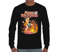 the Fan Tee Camiseta de Adulto de Manga Larga de Hombre Dibujos Animados Pecados Capitales La Avaricia,Rey de Las Hadas,Gigante El Orgullo, Misterioso y Emocionalmente,Hechicera 014 XL