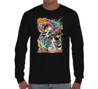 the Fan Tee Camiseta de Adulto de Manga Larga de Hombre Dibujos Animados Shaman Chamanes King, Espíritus, Torneo, Rey Chamán 002 L