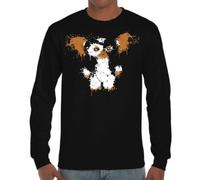 the Fan Tee Camiseta de Adulto de Manga Larga de Hombre Peliculas Gremlins Gizmo 021 3XL