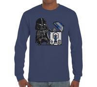 the Fan Tee Camiseta de Adulto de Manga Larga de Hombre Peliculas SW SW Star Galaxia Guerra Wars Vader Dark Solo Fuerza 494 XXL