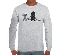 the Fan Tee Camiseta de Adulto de Manga Larga de Hombre Peliculas SW SW Star Galaxia Guerra Wars Vader Dark Solo Fuerza 493 4XL