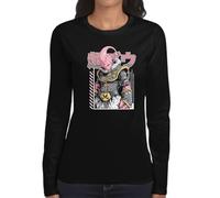 the Fan Tee Camiseta de Adulto de Manga Larga de Mujer Dibujos Animados Dragon Bola Ball Anime Manga 822 3XL